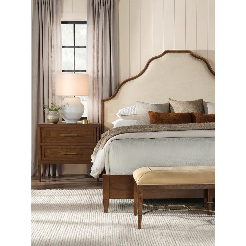 Cashiers King Upholstered Panel Bed