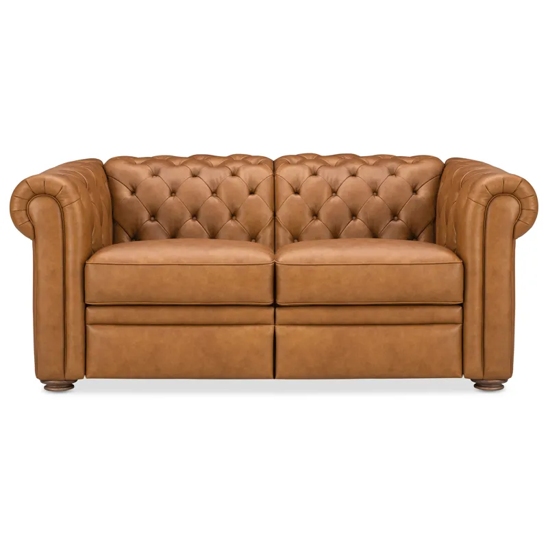 Hooker Ready-Made Upholstery Glover Power Reclining Loveseat with Power Headrest