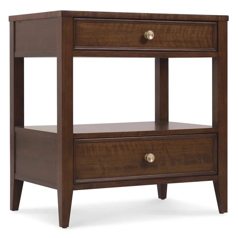 Archives Two-Drawer Nightstand