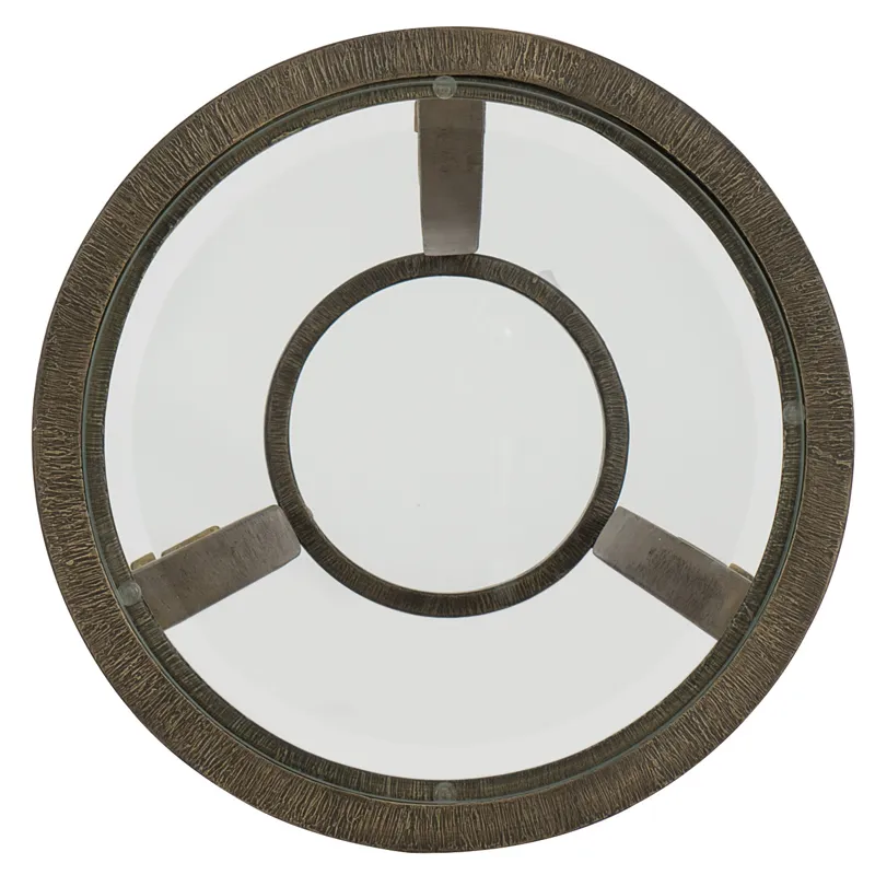 Round Accent Martini Table Silhouette