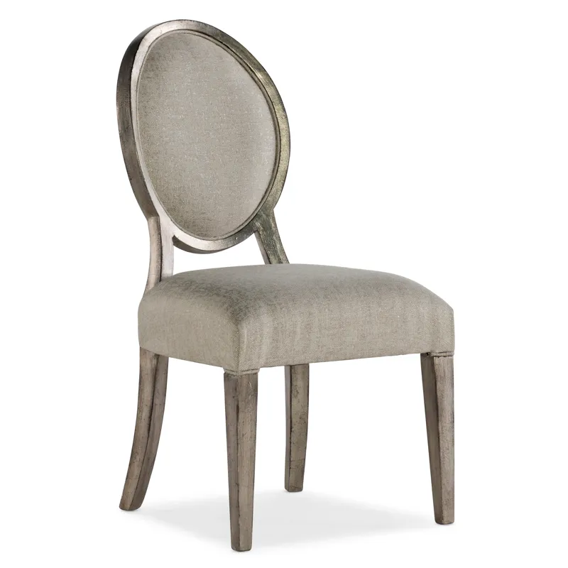 Sanctuary Romantique Oval Side Chair Silhouette