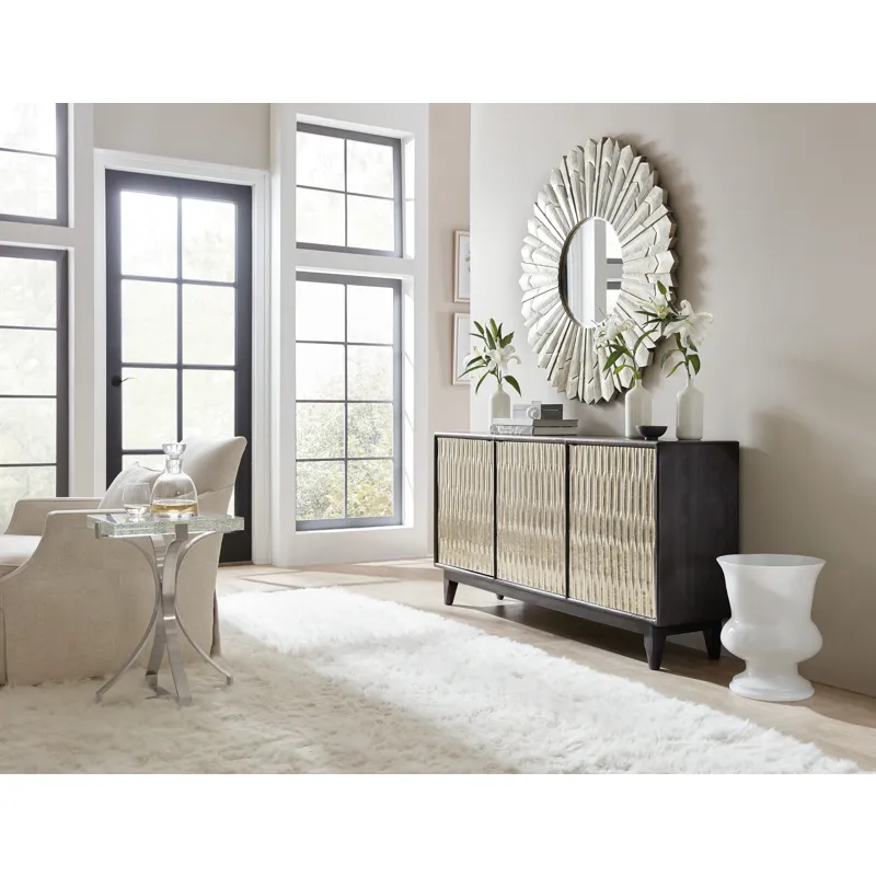Shimmer Three-Door Credenza Room