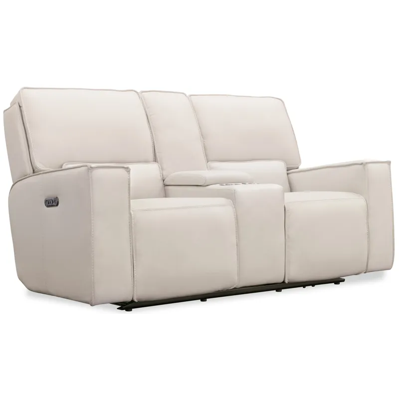 MS Miles Zero Gravity Console Loveseat with Power Recline & Power Headrest