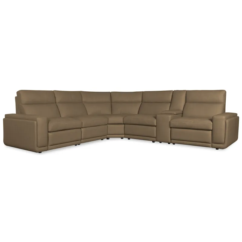 Hooker Ready-Made Upholstery Simone Six-Piece Power Reclining Sectional