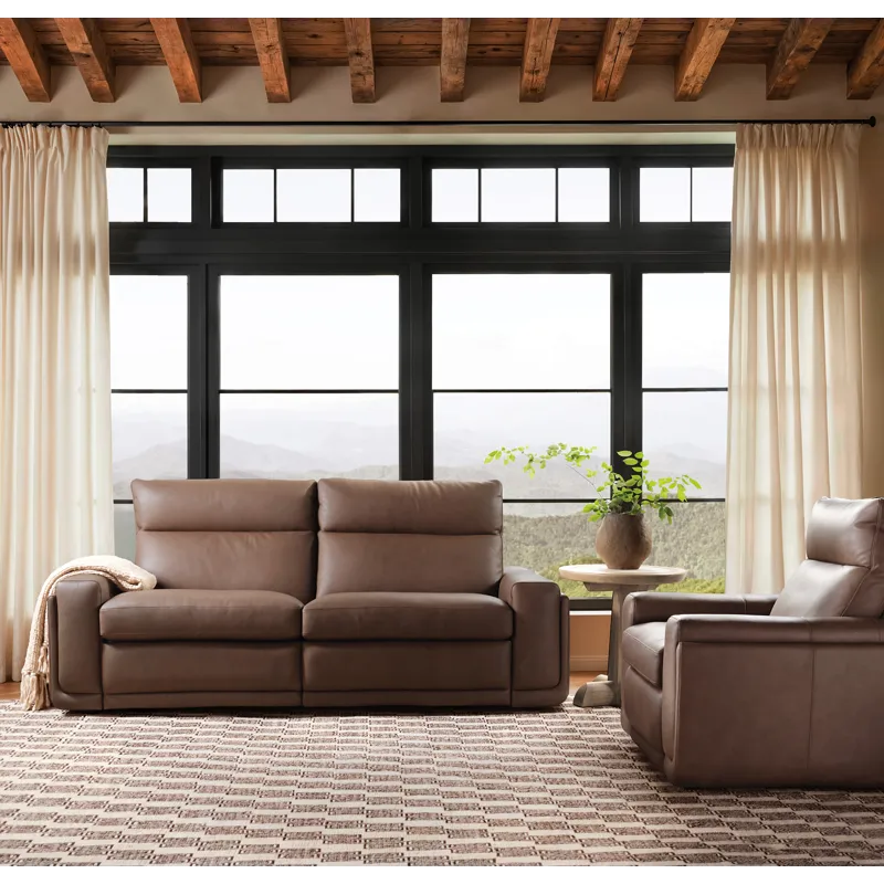 Hooker Ready-Made Upholstery Simone Zero Gravity Power Sofa with Power Headrest and Bluetooth Speaker