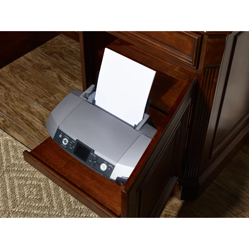 Brookhaven Computer Credenza Detail