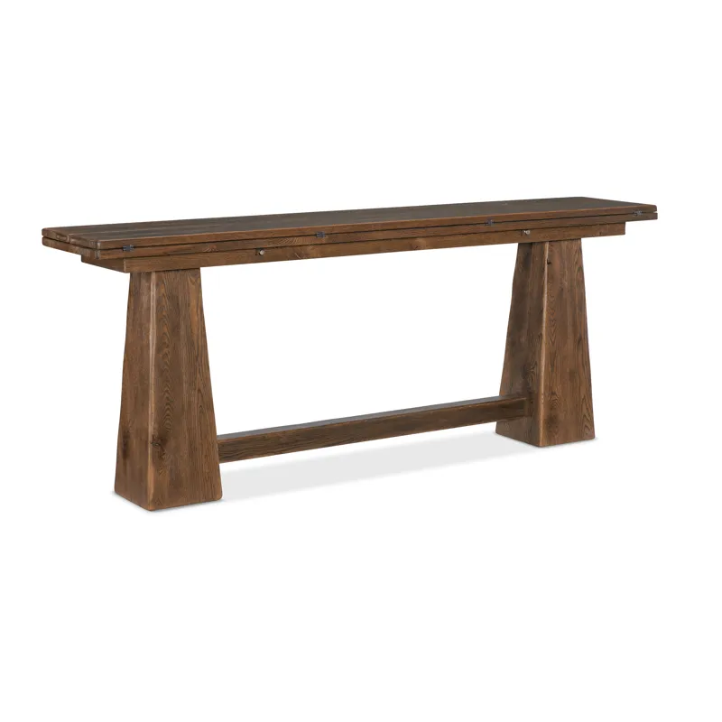 Driftwood Flip-Top Console Table