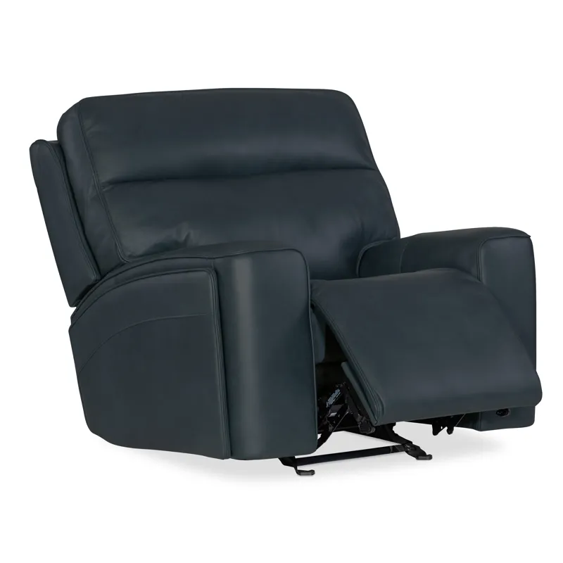 Hooker Ready-Made Upholstery Riverton Power Gliding Recliner with Power Headrest and Lumbar