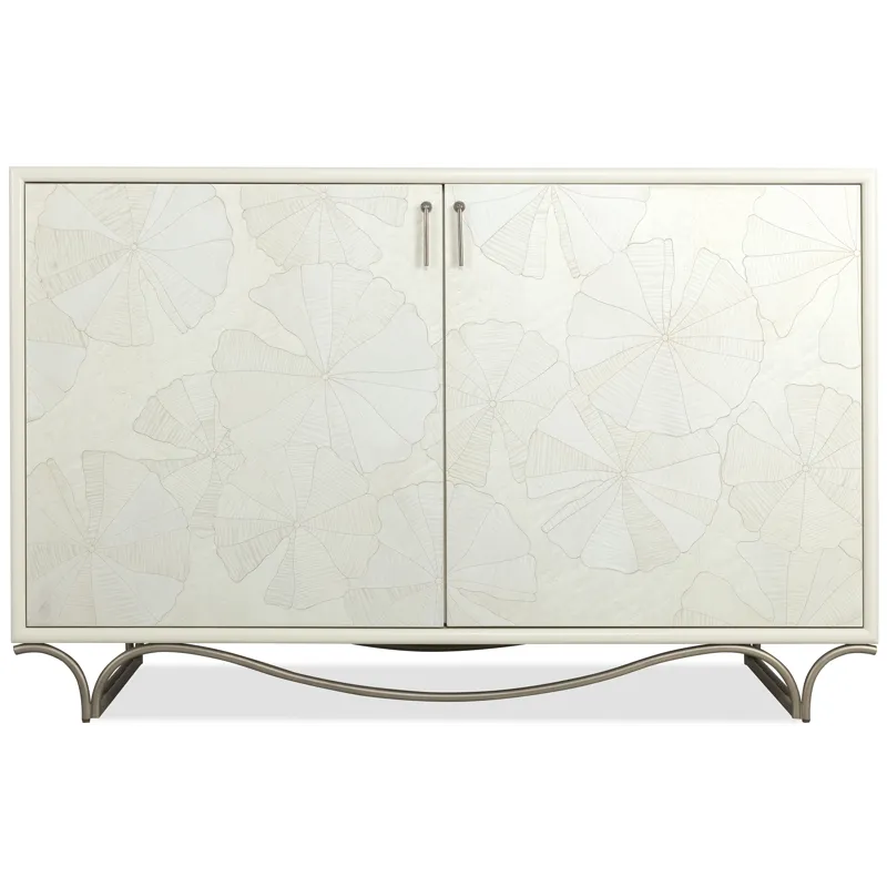 Melange White Lotus Hall Chest