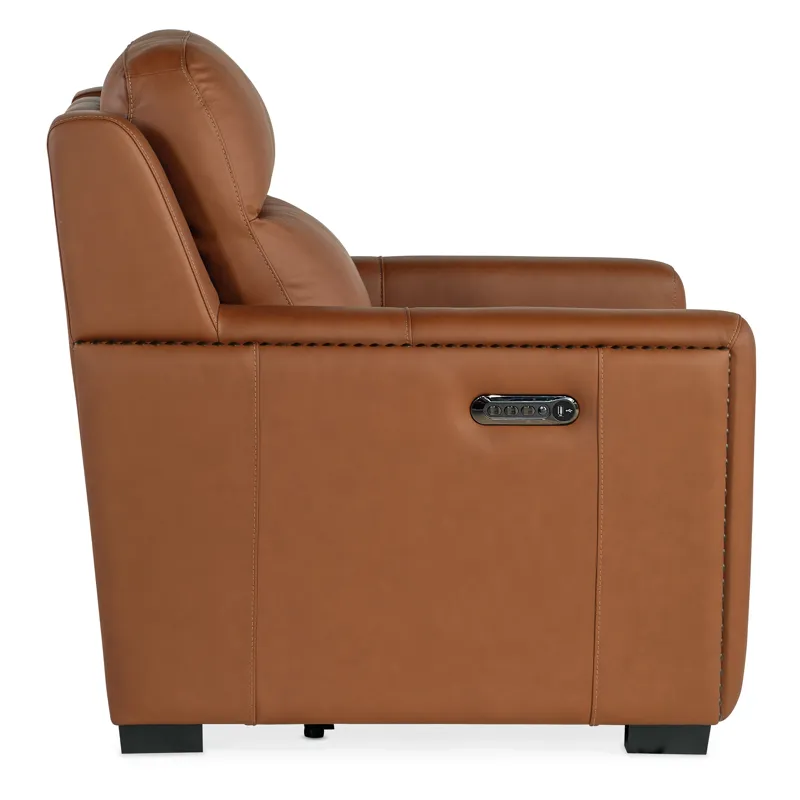 MS McKinley Power Recliner with Power Headrest & Lumbar