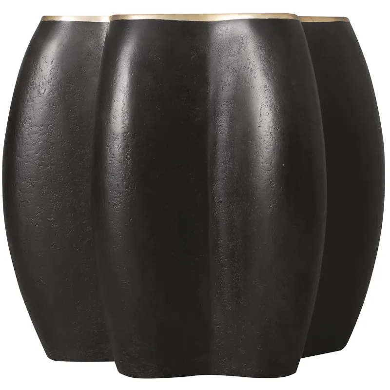 Melange Even and Flow Round End Table