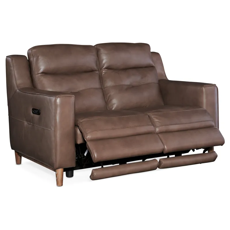 Lachlan Power Recline Loveseat w/ Power Headrest Silhouette