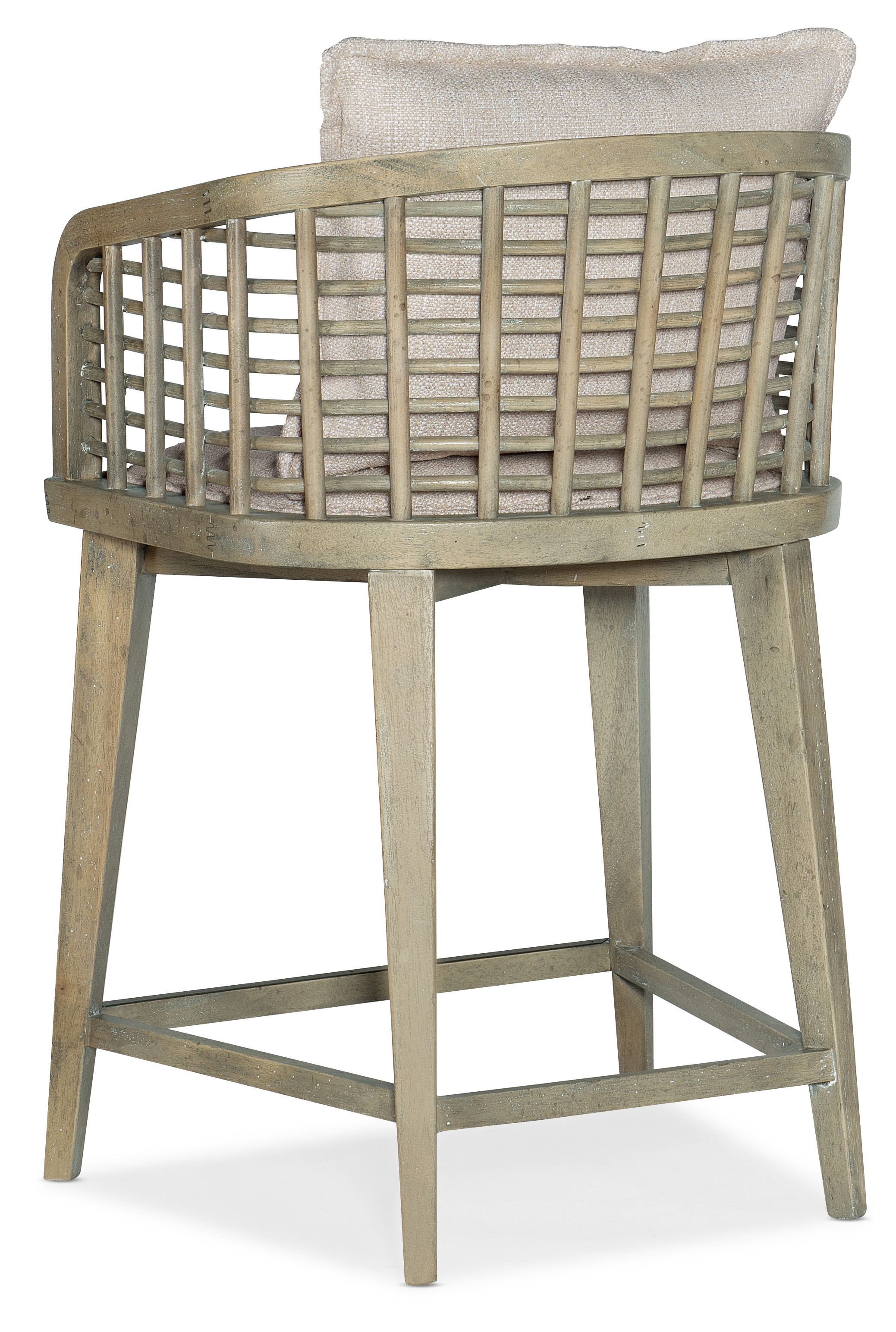 Surfrider Barrel Back Counter Stool 60157535080 by Hooker Furniture