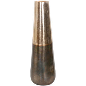 Golden Ore Torpedo Shape Vase