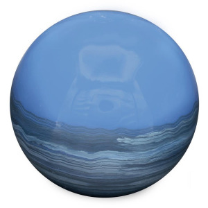 Madagascar Sapphire Decorative Metal Orbs- Medium