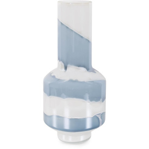 Glacier Bay Layered Cylindrical Glass Bottle- Short