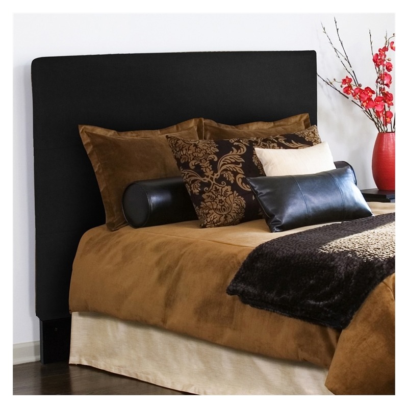 King Slipcovered Headboard Avanti Black K124194 by Howard Elliott at