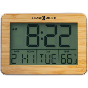 Bamboo Frame Alarm Clock