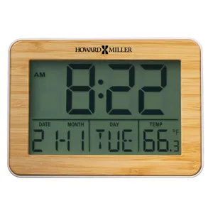 Bamboo Frame Alarm Clock