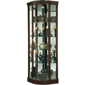 Marlowe III Corner Curio Cabinet