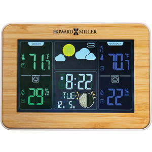 Bamboo Weather Station Alarm Clock