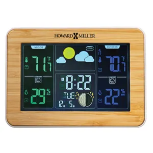 Bamboo Weather Station Alarm Clock