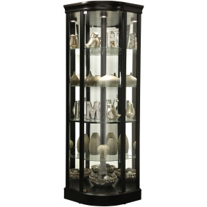 Marlowe II Corner Curio Cabinet