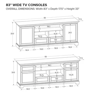 83" TV Console