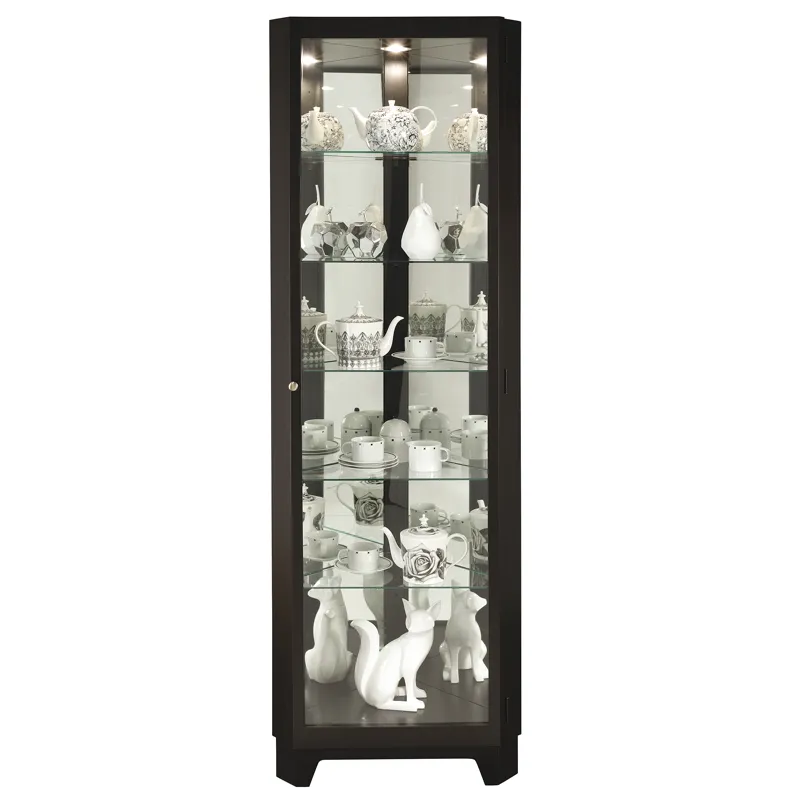 Melissa IV Corner Curio Cabinet