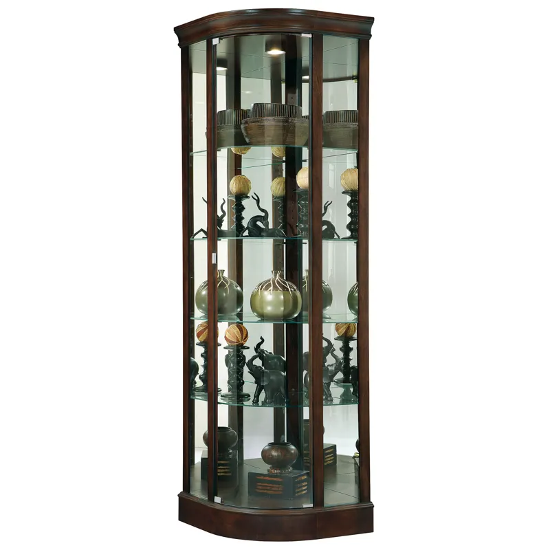 Marlowe III Corner Curio Cabinet