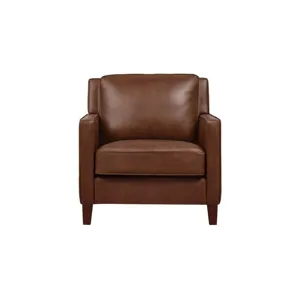 Ashby Leather Chair - Ash