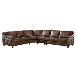 Belfast Leather 4-Piece - Caramel