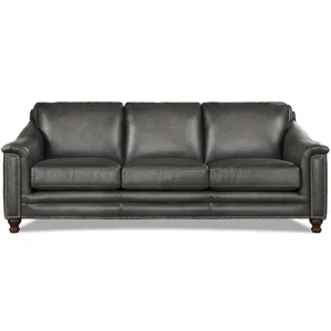 Belfast Leather Sofa - Ash