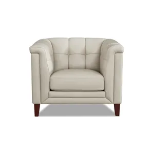 Arvo Leather Chair - Vanilla