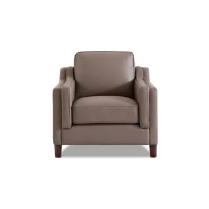 Bella Leather Chair - Taupe