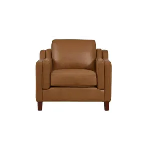 Bella Leather Chair - Ash