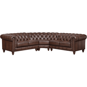 Alton Bay Leather 3-Piece - Caramel