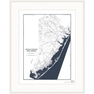 Map of Ocean County New Jersey