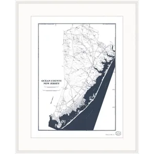 Map of Ocean County New Jersey