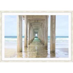 Under the Pier in Crystal Blue Water