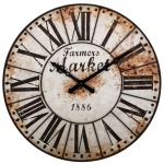 Farmers Market Oversized Wall Clock