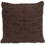 Satoria Chocolate Crochet Pillow