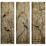 Calima Bird Wall Decor - Set of 3