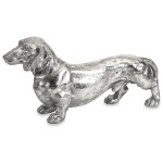 Oscar Stick Silver Dog Statue
