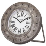Mabrey Galvanized Desk Clock