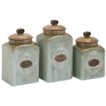 Addison Ceramic Canisters - Set of 3