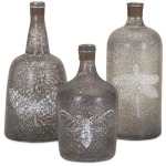 Folly Glass Bottles - Set of 3
