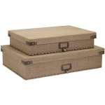 Corbin Document Boxes - Set of 2