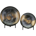Acotas Glass Chargers with Stand - Set of 2
