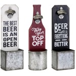 Grayson Beer Plaques with Opener - Ast 3